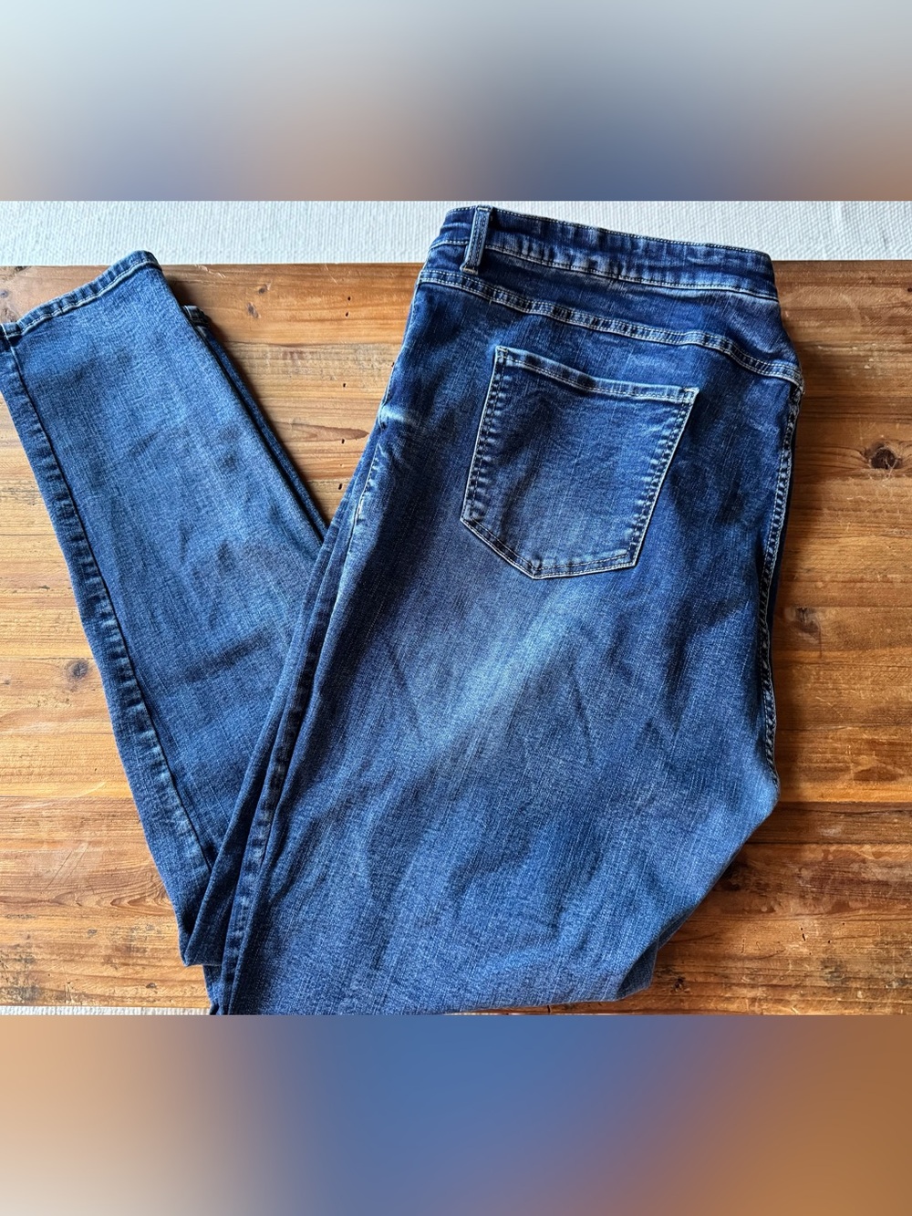 Universal Standard Women's High-Rise Blue Denim Jeans